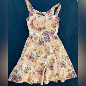 Lauren Conrad size 2 Pink floral dress